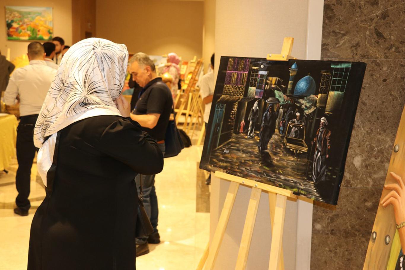  Gaziantep’te uluslararası resim sergisi açıldı Gaziantep’te uluslararası resim sergisi açıldı